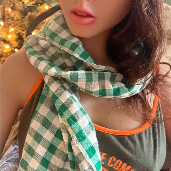Unisex Cambodia Green and White Checkered Scarf.

Limited Edition - Picture 5 of 5